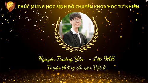 Những học sinh đầu tiên đạt nguyện vọng vào chuyên KHTN - Đại học Quốc Gia Hà Nội