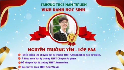 Từ một học sinh đam mê môn Vật lý đến thủ khoa của kì thi HSG cấp thành phố môn Vật lý và đỗ 4 trường chuyên top đầu Hà Nội