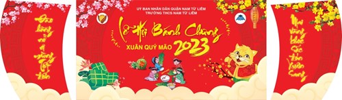 Video: lễ hội bánh chưng chào mừng xuân quý mão 2023 của trường thcs nam từ liêm