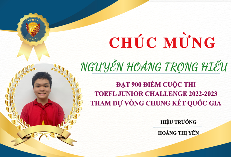 Kết quả vòng 2 cuộc thi toefl junior challenge 2022-2023