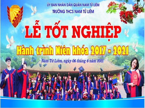 Lễ tốt nghiệp trực tuyến đặc biệt dành cho học sinh 2k6 thcs nam từ liêm 