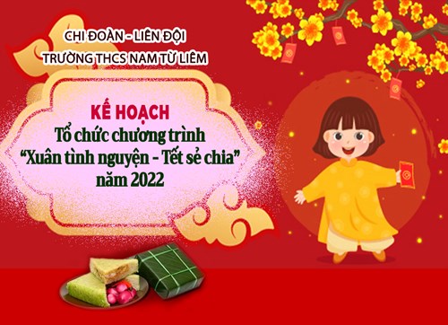 Kế hoạch tổ chức chương trình  xuân tình nguyện - tết sẻ chia  năm 2022