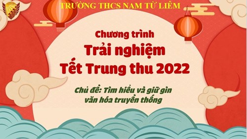 Trải nghiệm chương trình “Vui Trung thu – Học làm bánh”  của học sinh trường THCS Nam Từ Liêm