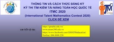 Kỳ thi Toán học Quốc tế ITMC 2020