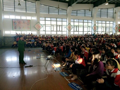 Tuyên truyền phòng chống ma túy học đường cho học sinh trường thcs nam từ liêm 