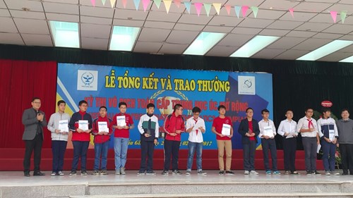 Chúc mừng học sinh trường thcs nam từ liêm đạt giải cao cuộc thi vô địch toán cấp trung học úc mở rộng