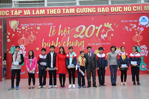 Trường thcs nam từ liêm 
tưng bừng lễ hội bánh chưng – chào xuân 2017 
