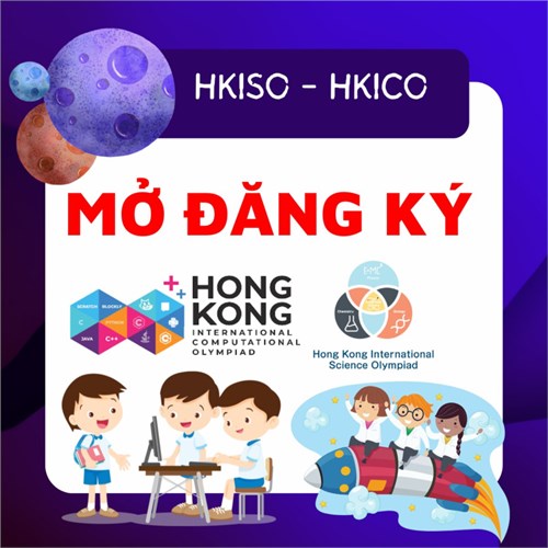 Thông báo: [Mở đăng ký] Kỳ thi Olympic Khoa học quốc tế HKISO - Olympic Tin học quốc tế HKICO 2024