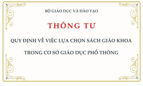 Bộ giáo dục và đào tạo