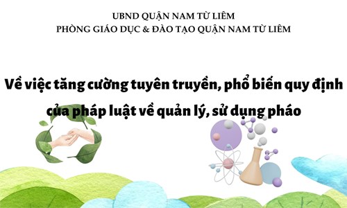 Về việc tăng cường tuyên truyền, phổ biến quy định của pháp luật về quản lý, sử dụng pháo