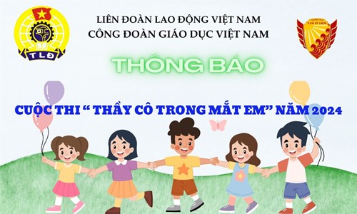 Cuộc thi   Thầy cô trong mắt em  năm 2024