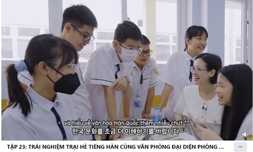 Trại hè tiếng Hàn trường THCS Nam Từ Liêm