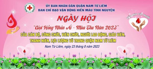 Giáo viên trường THCS Nam Từ Liêm tham gia Ngày hội hiến máu tình nguyện “Giọt hồng nhân ái – Mùa thu năm 2023”